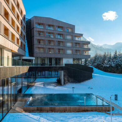 Het prachtige Hotel Falkensteiner Schladming is rustig gelegen