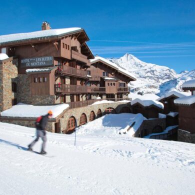 Hotel Les Suites du Montana is een luxe hotel in het mooie Tignes Le Lac. Het is zeer gunstig gelegen