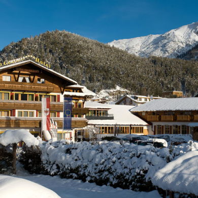 Aan de rand van het centrum van Seefeld