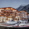 Dit superdeluxe 5-sterrenhotel in Sölden ligt midden in het centrum van Sölden en wordt omringd door het adembenemende berglandschap van de Ötztaler Alpen en beschikt over een bekroond restaurant